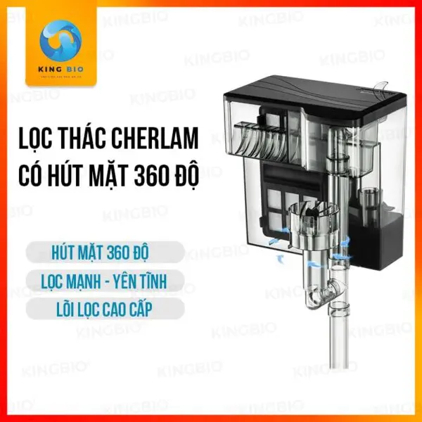 Máy lọc thác bể cá Cherlam