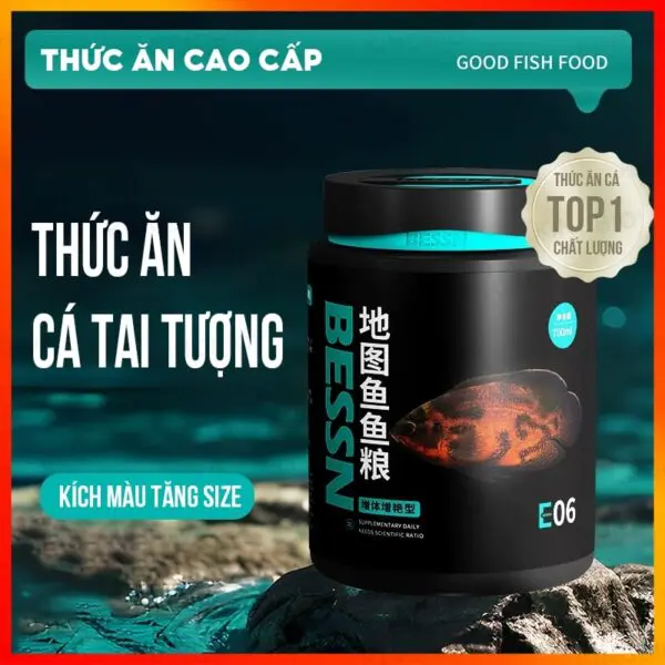 Cám Bessn Astronotus thức ăn kích màu cho cá tai tượng châu phi - Ảnh 1