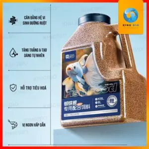 Cám cá chép sư tử Yee Butterfly Carp giàu đạm và làm sáng màu - Ảnh 3