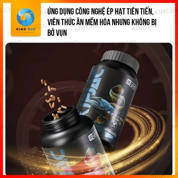 Cám cá lóc cảnh Yee thức ăn cân bằng dinh dưỡng hỗ trợ tăng màu cho cá lóc cảnh - Ảnh 4