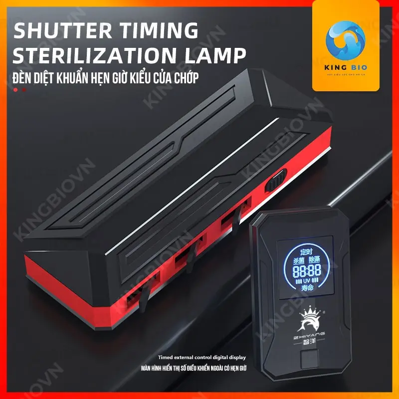 đèn uv cho hồ cá Zhiyang 1 Đèn UV Zhiyang cao cấp cho hồ cá – Có tính năng hẹn giờ, điều chỉnh được công suất của đèn - Ảnh 2