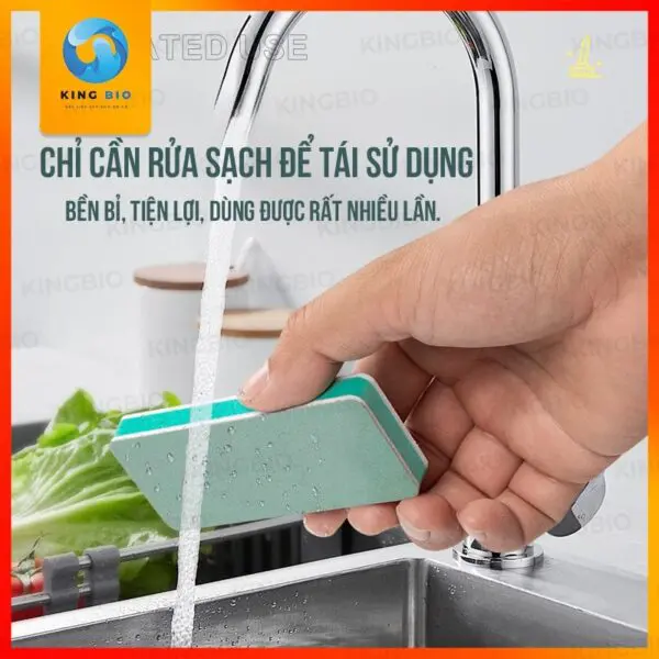 Miếng tẩy cặn canxi cho hồ cá – Vệ sinh kính hồ cá, tẩy canxi không lo trầy xước - Ảnh 4