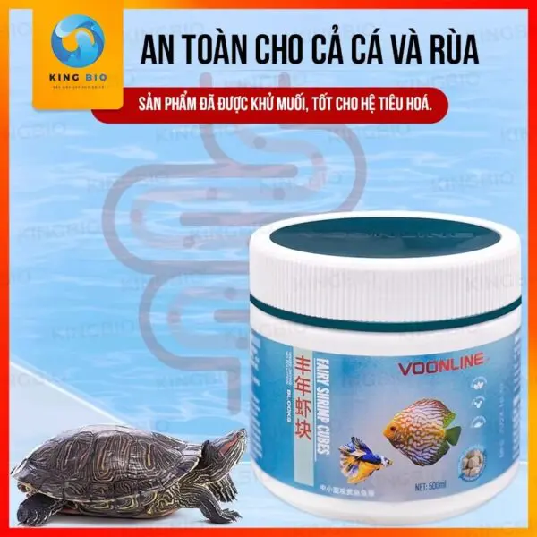 Artemia sinh khối đông khô Voonline thức ăn giàu đạm cho cá cảnh - Ảnh 2