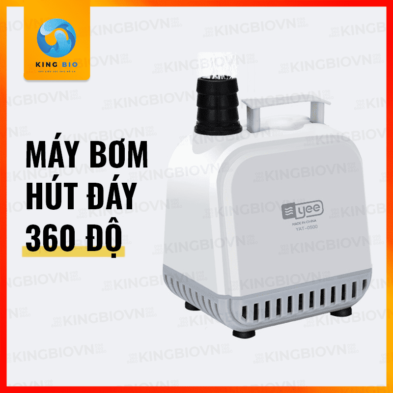 may bom chim hut day be ca 360 Yee Máy bơm hút đáy bể cá 360 độ Yee