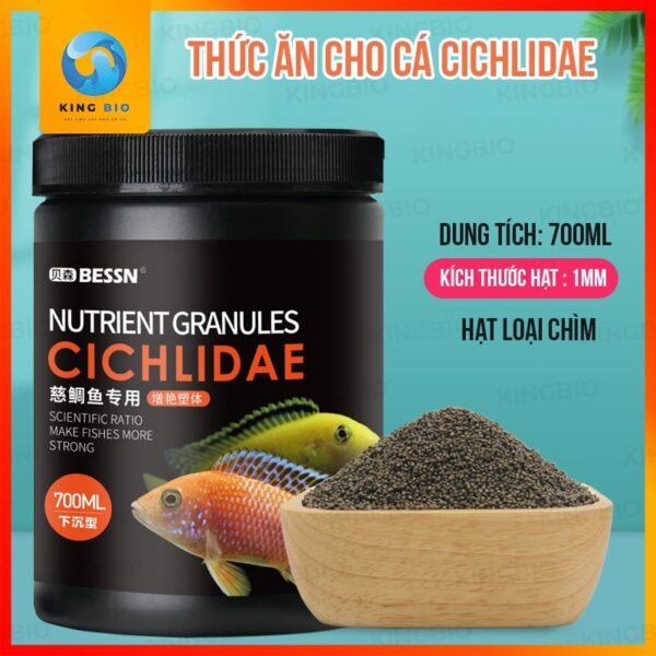 Cám Bessn Cichlidae thức ăn cân bằng dinh dưỡng cho cá Ali và họ cá Cichlids - Ảnh 5