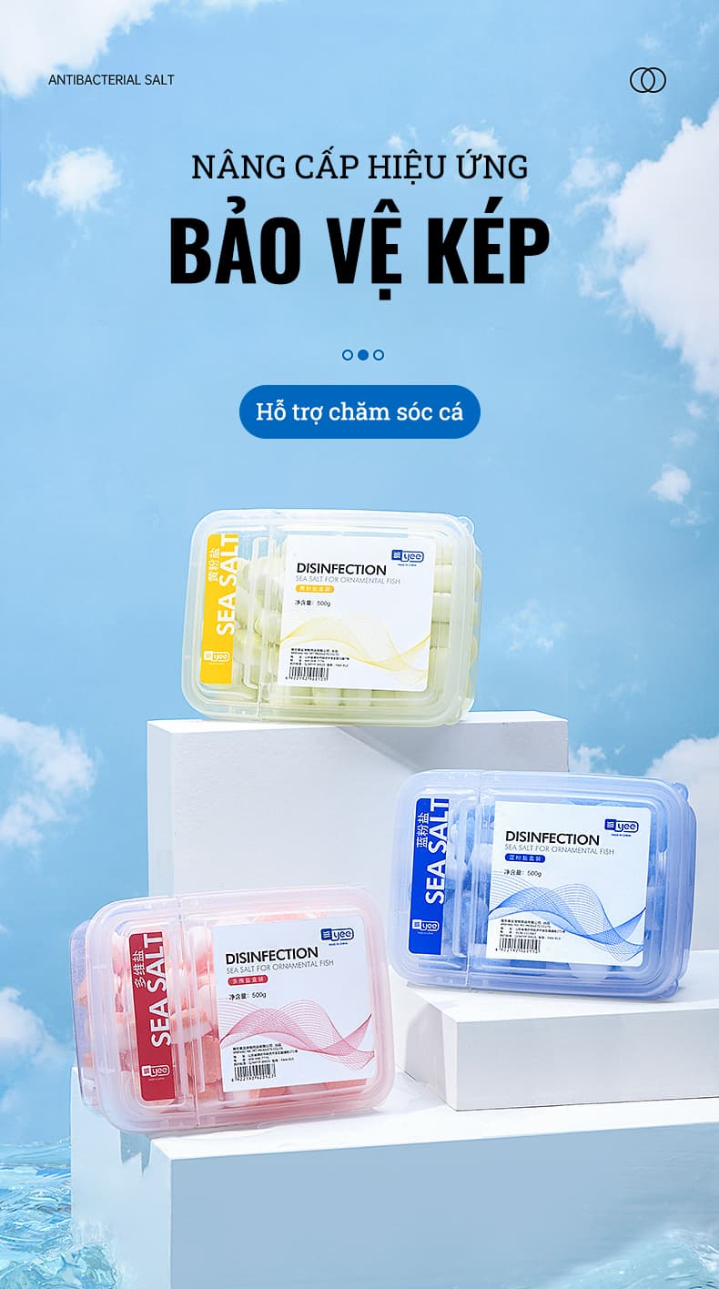 Muối khoáng viên nén Yee 2 màu