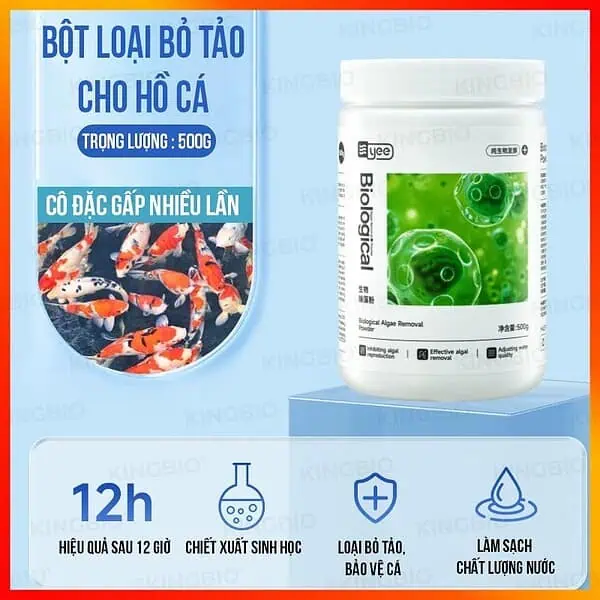 Bột diệt rêu tảo Yee thế hệ mới cho bể cá - Ảnh 4