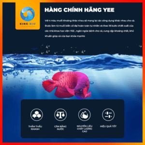 Muối khoáng Yee hỗ trợ sát khuẩn và cung cấp khoáng cho cá cảnh - Ảnh 2