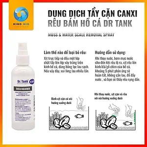 Dung dịch Dr Tank tẩy cặn Canxi và rêu bám kính - Ảnh 2