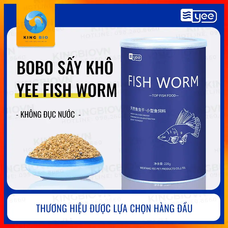 Bobo sấy khô Yee Fish Worm Bobo sấy khô Yee Fish Worm