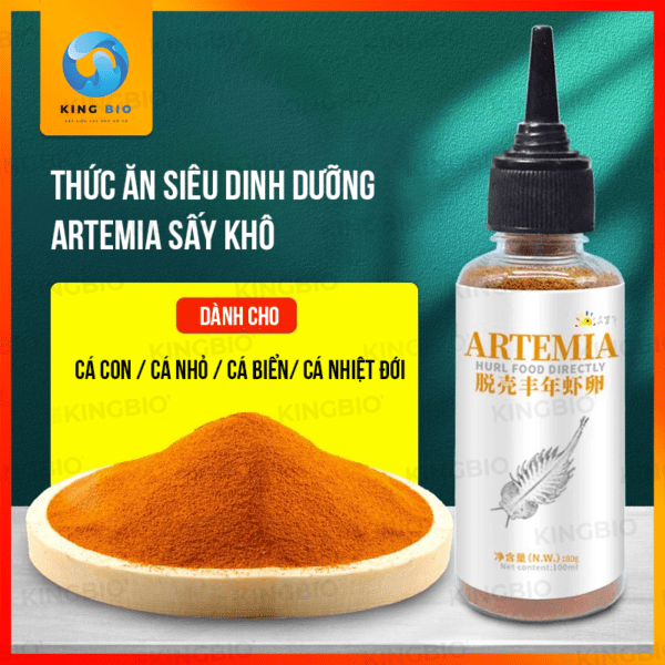 Artemia tách võ sấy khô Hurl Food Directly cho ăn trực tiếp - Ảnh 4