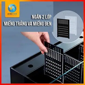 Bể cá Betta Yee độ bền cao, kính siêu trong, tặng kèm bơm và lọc - Ảnh 3