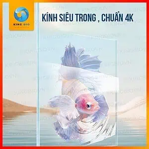 Bể cá mini thông minh để bàn Yee kính siêu trong 4K - Ảnh 2