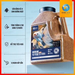 Cám cá chép sư tử Yee Butterfly Carp giàu đạm và làm sáng màu - Ảnh 3