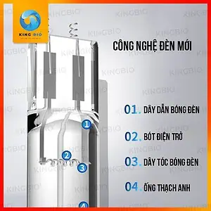 Đèn UV diệt khuẩn khử tảo cho bể cá công suất từ 3W đến 13W - Ảnh 2
