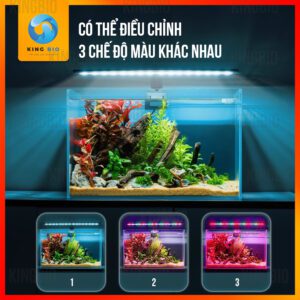 Đèn led kẹp bể cá Yee 3 chế độ màu cho bể từ 30 - 50cm - Ảnh 4