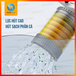 Máy lọc bể cá đa năng Yee – bơm, lọc, sũi oxy, hút và giữ phân cặn - Ảnh 3