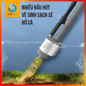 Máy thay nước bể cá Yee làm sạch nền, hút phân chạy điện - Ảnh 3