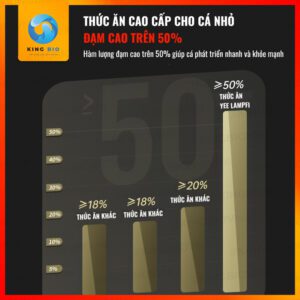 Cám Yee Lampfi thức ăn cao cấp đạm cao trên 50% cho cá nhỏ - Ảnh 3