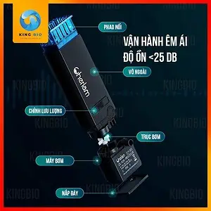 Máy lọc váng Cherlam làm sạch bề mặt nước cho bể cá - Ảnh 2