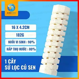 Sứ lọc củ sen Yee - Vật liệu lọc cao cấp cho hồ cá - Ảnh 4