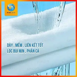 Bông lọc Cashmere Yee cao cấp 120x50cm lọc cặn bẩn bể cá siêu sạch - Ảnh 2