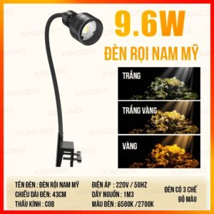 Đèn led rọi biotop Yee 9.6W cao cấp 3 chế độ màu - Ảnh 5