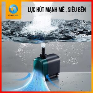 Máy bơm chìm Cherlam mạnh mẽ, siêu êm và điều chỉnh lượng nước - Ảnh 3