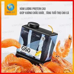 Cám cao cấp cho cá cảnh Cherlam G50 thức ăn đạm cao, dinh dưỡng - Ảnh 2