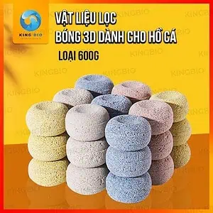 [Túi 600g] Viên sứ lọc nano 3D Yee, vật liệu lọc nano nuôi cấy vi sinh cho bể cá - Ảnh 3
