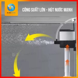 Máy bơm hồ cá thủy sinh Yee – 3 chức năng bơm, thổi oxy và tạo song - Ảnh 2