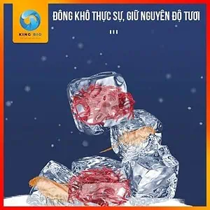 Trùng huyết đông khô Voonline Dried Bloodworm thức ăn dinh dưỡng cho cá cảnh - Ảnh 4