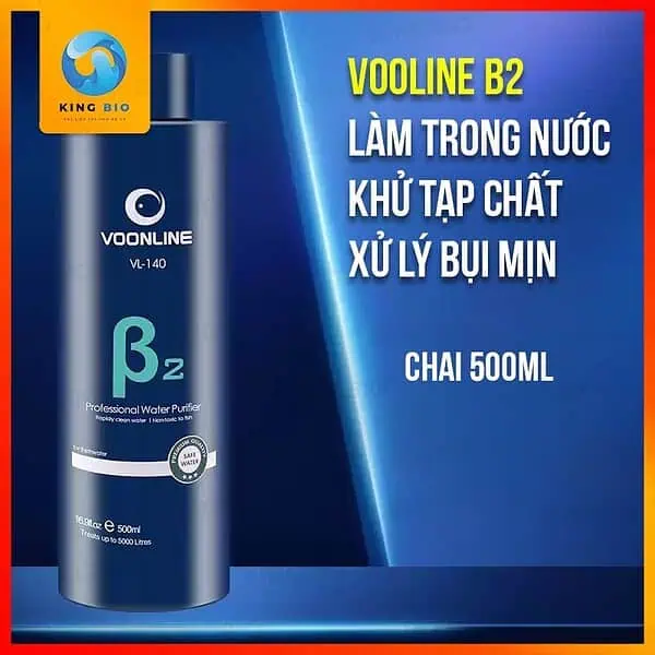 [Chai 500ml] Chế phẩm sinh học lắng cặn cho hồ cá Voonline B2 Professional Water Purifier - Ảnh 4