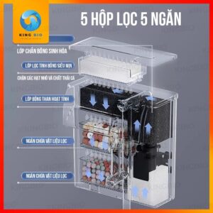 Lọc thác cao cấp Yee công suất lớn, có ngăn đựng vật liệu lọc - Ảnh 3