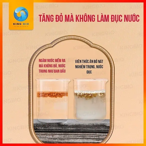 [Hạt nổi 3mm] Cám Yee Cherry Red thức ăn tăng màu và dinh dưỡng cho cá hồng két - Ảnh 4
