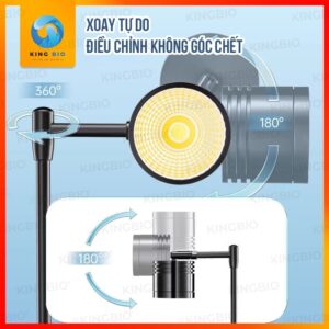 Đèn LED treo cao cấp Yee – hợp kim nhôm, tiết kiệm điện cho hồ cá thủy sinh và biotop - Ảnh 4