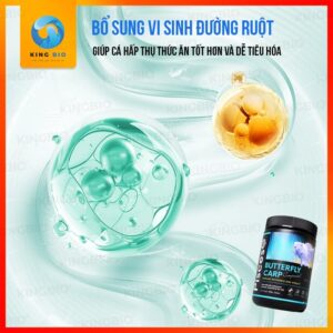 Cám cá chép sư tử Pisceso Butterfly Carp – hỗ trợ sáng màu và bảo vệ hệ tiêu hóa cho cá - Ảnh 4