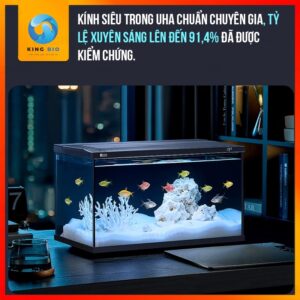 Hồ cá thông minh Yee  – kèm lọc vách, máy cho ăn tự động và kính trong - Ảnh 3