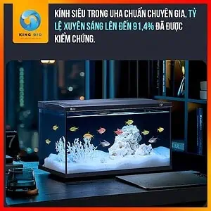 Hồ cá thông minh Yee  – kèm lọc vách, máy cho ăn tự động và kính trong - Ảnh 3