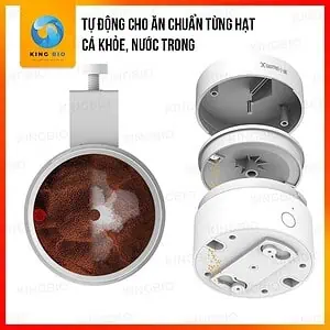 Hồ cá mini thông minh Xiaomei - cho ăn tự động, đo nhiệt độ, kính trong và điều khiển qua app - Ảnh 4
