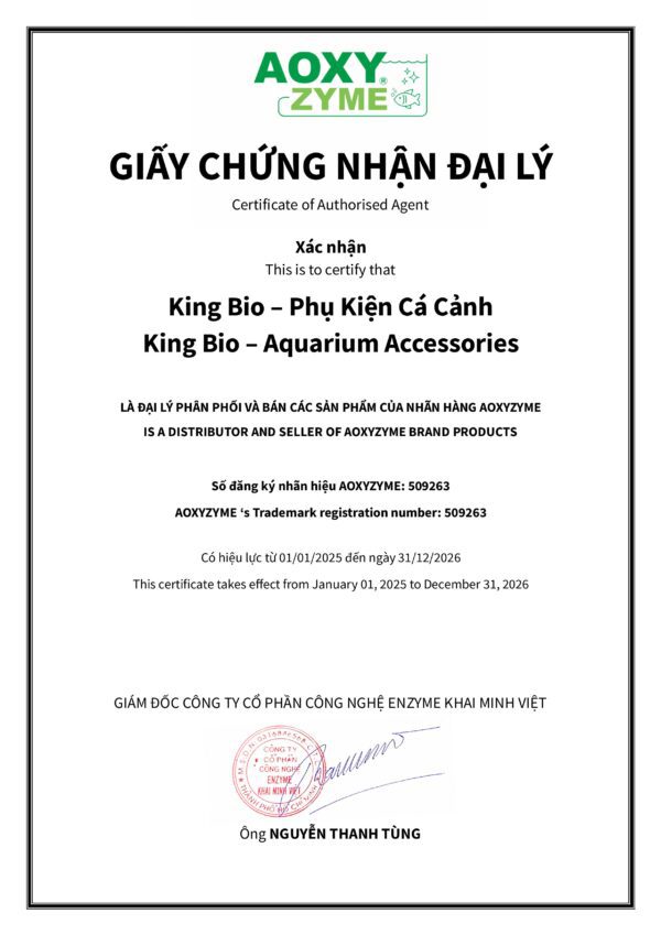 Vi sinh Aoxyzyme nước trong, cá khỏe, ức chế rêu tảo - Ảnh 5