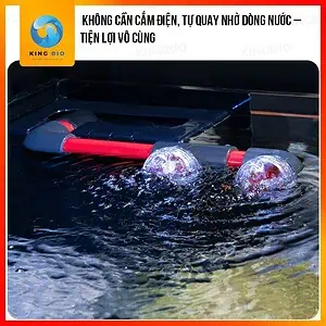 Quạt xoay tự động Yee gắn ống out của lọc tạo dòng, phân tán oxy, điều chỉnh góc xoay - Ảnh 3
