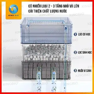 Lọc thùng baki Yee Pro thế hệ 2 phiên bản nâng cấp, bền đẹp cho hồ cá cảnh - Ảnh 3