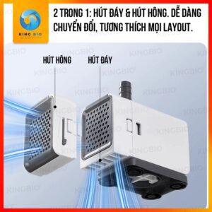 Máy bơm chìm Yee thế hệ mới 2 nắp hút thông minh - Ảnh 3