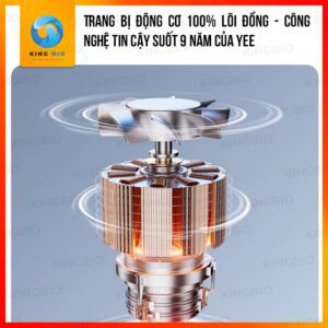 Máy bơm hút đáy hồ cá Yee thế hệ mới - trục gốm, động cơ đồng - Ảnh 3