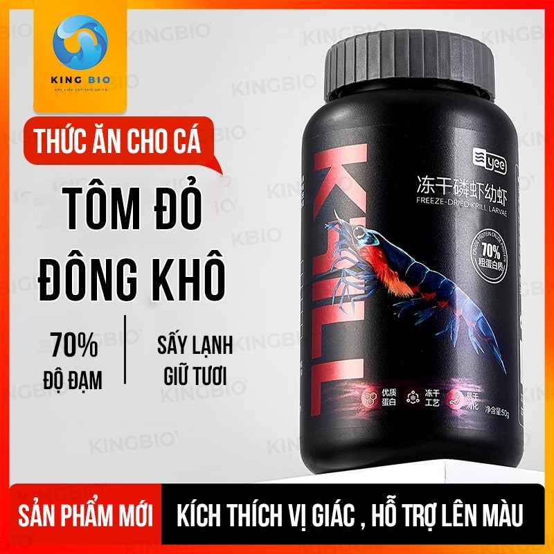 tôm đỏ đông khô Yee Krill tôm đỏ đông khô Yee Krill