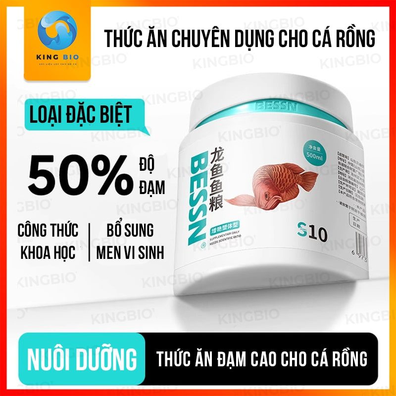 Cám cho cá rồng Bessn Thức ăn cho cá rồng Bessn