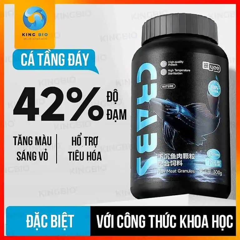 Cám Yee Crabs thức ăn cho cá tầng đáy