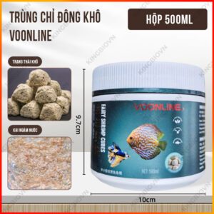 Artemia sinh khối đông khô Voonline thức ăn giàu đạm cho cá cảnh - Ảnh 4